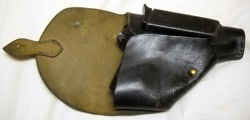 P-64 in holster, flap open